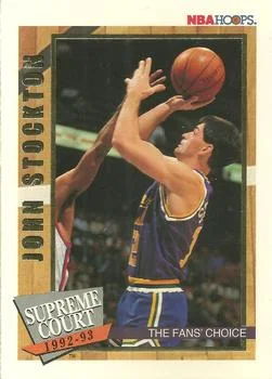 1992-93 Hoops John Stockton [Supreme Court] Supreme Court #SC8 card image