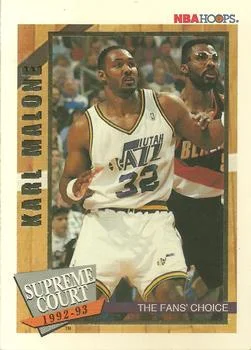 1992-93 Hoops Karl Malone [Supreme Court] Supreme Court #SC6 card image