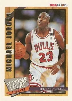 1992-93 Hoops Michael Jordan [Supreme Court] Supreme Court #SC1 card image