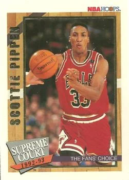 1992-93 Hoops Scottie Pippen [Supreme Court] Supreme Court #SC2 card image