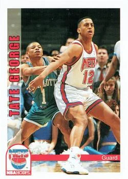 1992-93 Hoops Tate George #428 card image