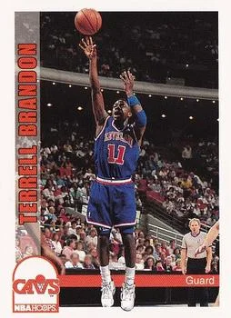1992-93 Hoops Terrell Brandon #37 card image