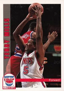 1992-93 Hoops Terry Mills #149 card image