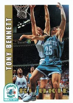 1992-93 Hoops Tony Bennett ROO #358 card image