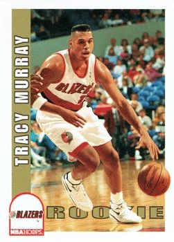 1992-93 Hoops Tracy Murray ROO #457 card image