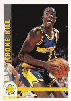 1992-93 Hoops Tyrone Hill #75 card image