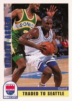 1992-93 Hoops Vincent Askew #459 card image