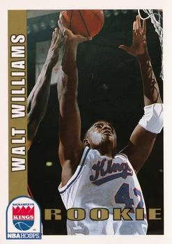 1992-93 Hoops Walt Williams ROO #463 card image