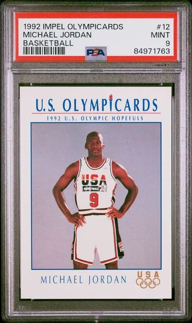 1992-93 Impel Olympicards Basketball Michael Jordan #12 card image