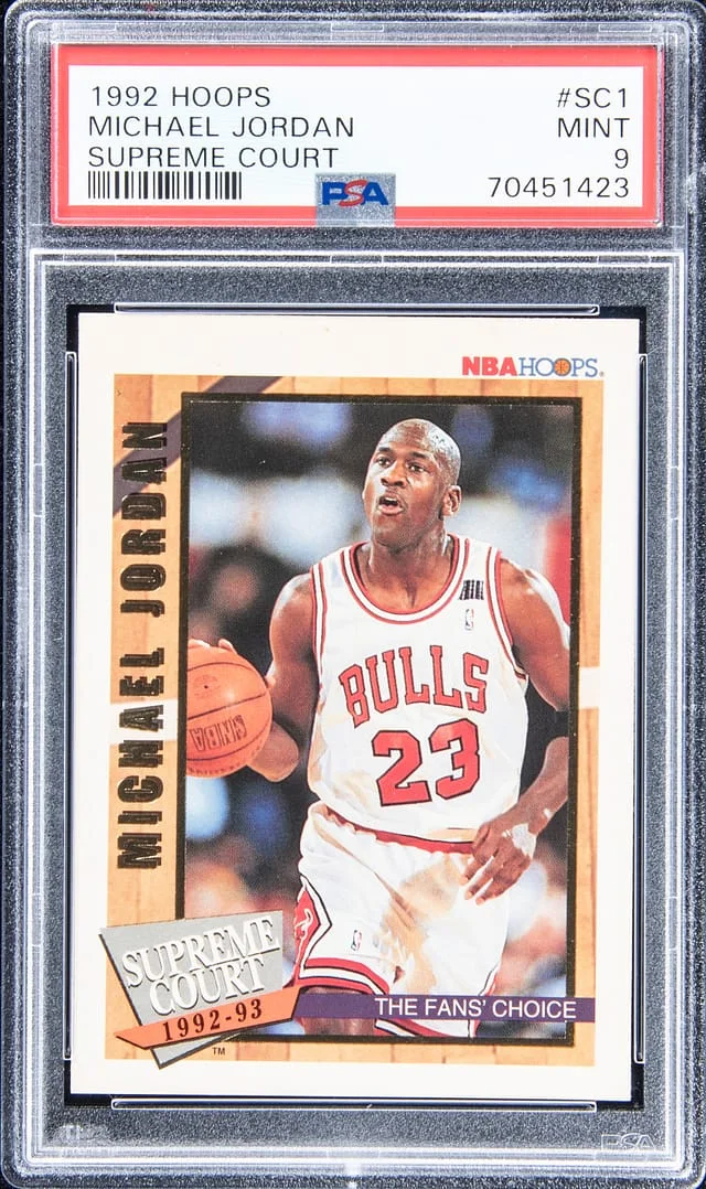 1992-93 NBA Hoops Michael Jordan Supreme Court #SC1 card image