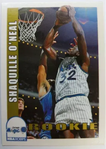 1992-93 NBA Hoops Shaquille O'Neal #442 card image