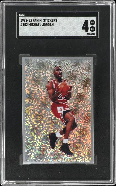 1992-93 Panini Michael Jordan Stickers #102 card image