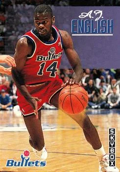1992-93 SkyBox A.J. English #249 card image