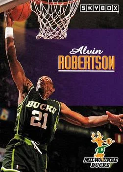 1992-93 SkyBox Alvin Robertson #139 card image