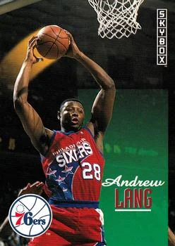 1992-93 SkyBox Andrew Lang #385 card image