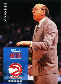 1992-93 SkyBox Bob Weiss Head Coach #255 card image