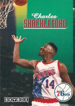 1992-93 SkyBox Charles Shackleford #186 card image