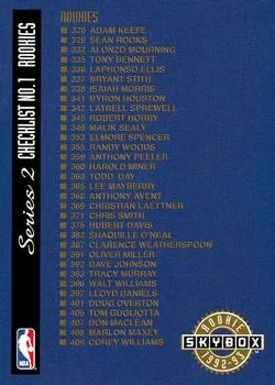 1992-93 SkyBox Checklist 1: 328-360 #411 card image