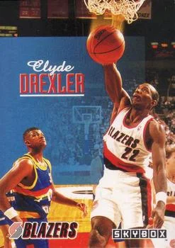1992-93 SkyBox Clyde Drexler #201 card image