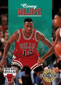 1992-93 SkyBox Corey Williams ROO #409 card image