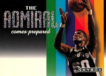 1992-93 SkyBox David Robinson : The Admiral Comes Prepared #NNO card image