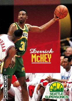 1992-93 SkyBox Derrick McKey #232 card image