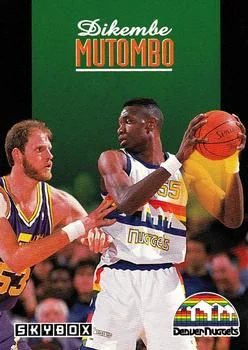 1992-93 SkyBox Dikembe Mutombo #64 card image