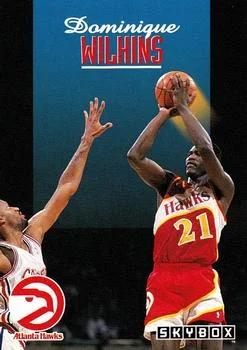 1992-93 SkyBox Dominique Wilkins #8 card image