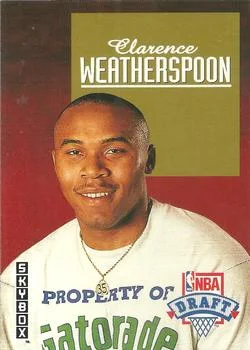 1992-93 SkyBox Clarence Weatherspoon [Draft Picks] Draft Picks #DP9 card image