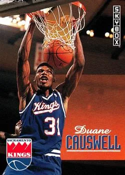 1992-93 SkyBox Duane Causwell #210 card image