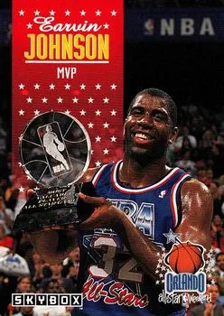 1992-93 SkyBox Earvin Johnson #310 card image