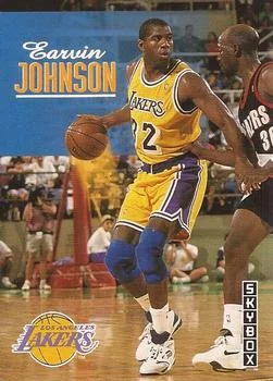 1992-93 SkyBox Earvin Johnson #358 card image