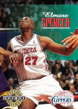 1992-93 SkyBox Elmore Spencer ROO #353 card image