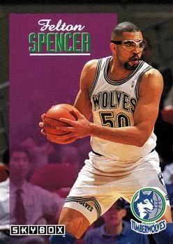 1992-93 SkyBox Felton Spencer #148 card image