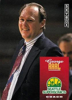 1992-93 SkyBox George Karl Head Coach #279 card image