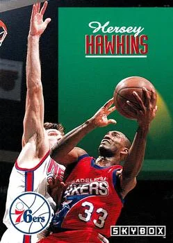1992-93 SkyBox Hersey Hawkins #184 card image