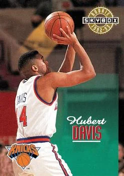 1992-93 SkyBox Hubert Davis ROO #375 card image