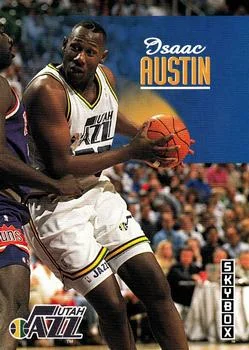 1992-93 SkyBox Isaac Austin #402 card image