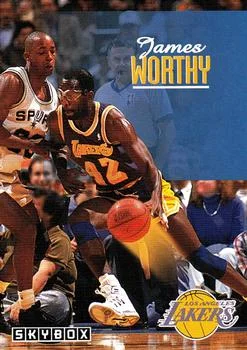 1992-93 SkyBox James Worthy #121 card image