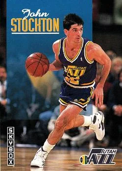 1992-93 SkyBox John Stockton #244 card image