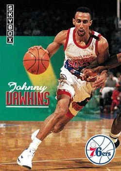 1992-93 SkyBox Johnny Dawkins #181 card image