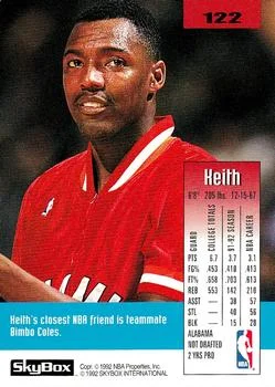 1992-93 SkyBox Keith Askins #122 card back image