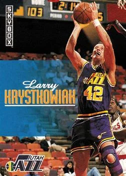 1992-93 SkyBox Larry Krystkowiak #404 card image