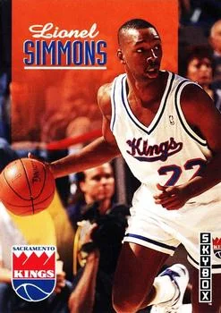 1992-93 SkyBox Lionel Simmons #215 card image