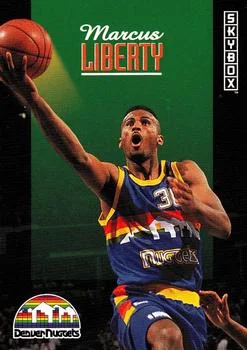 1992-93 SkyBox Marcus Liberty #61 card image