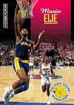 1992-93 SkyBox Mario Elie #77 card image