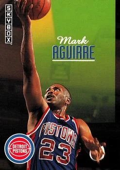 1992-93 SkyBox Mark Aguirre #66 card image