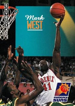 1992-93 SkyBox Mark West #197 card image