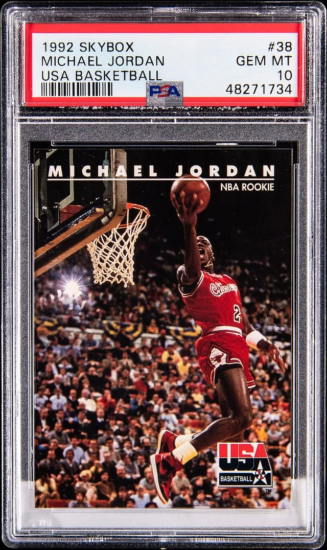 1992-93 SkyBox Michael Jordan USA Basketball #38 card image