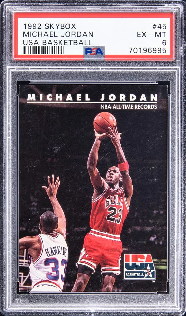 1992-93 SkyBox Michael Jordan USA Basketball #45 card image